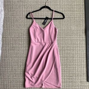 Lulus Forever Your Girl Bodycon Dress Mauve - Size small